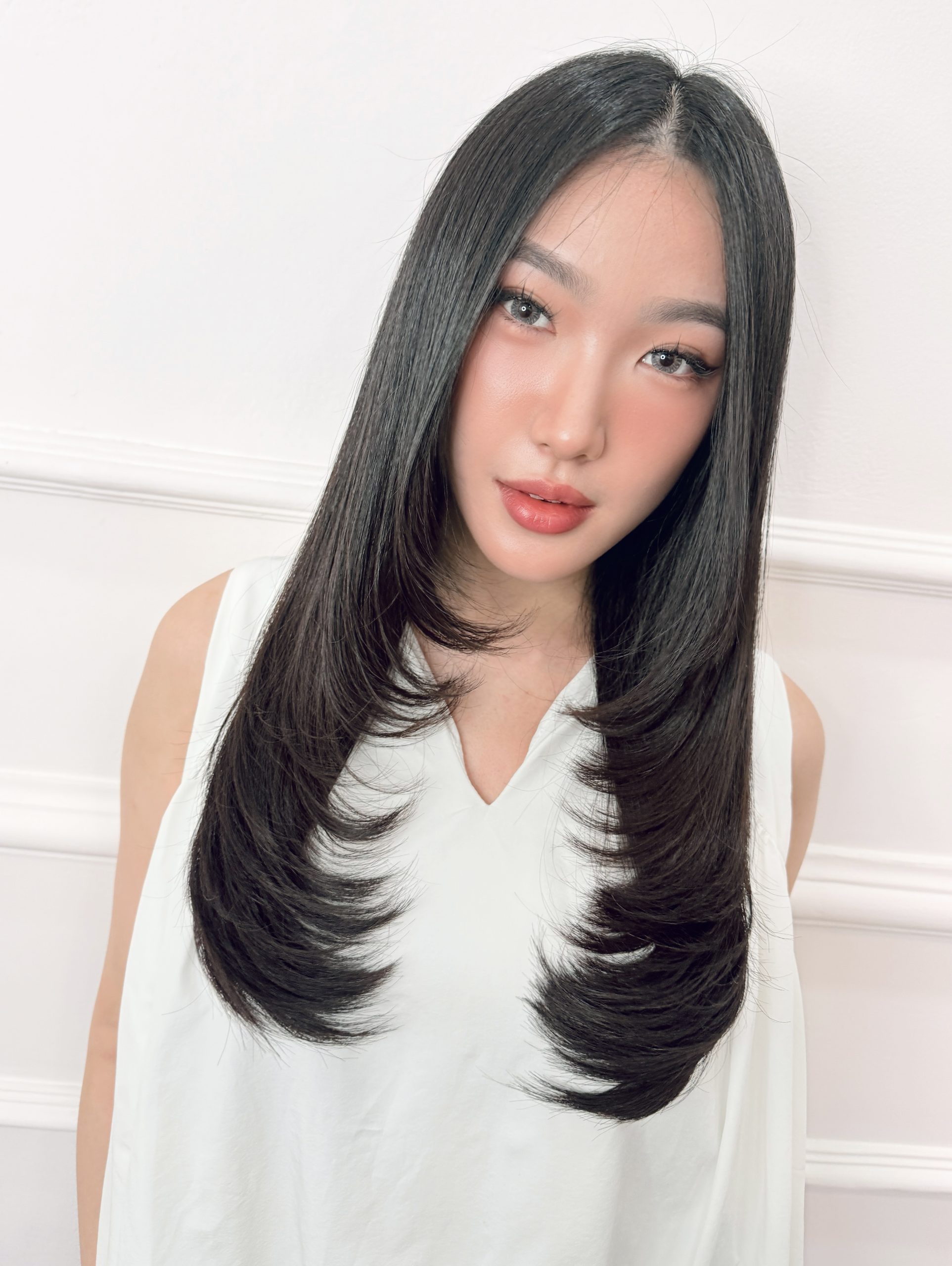 Long Layer Cut x Natural Black Color