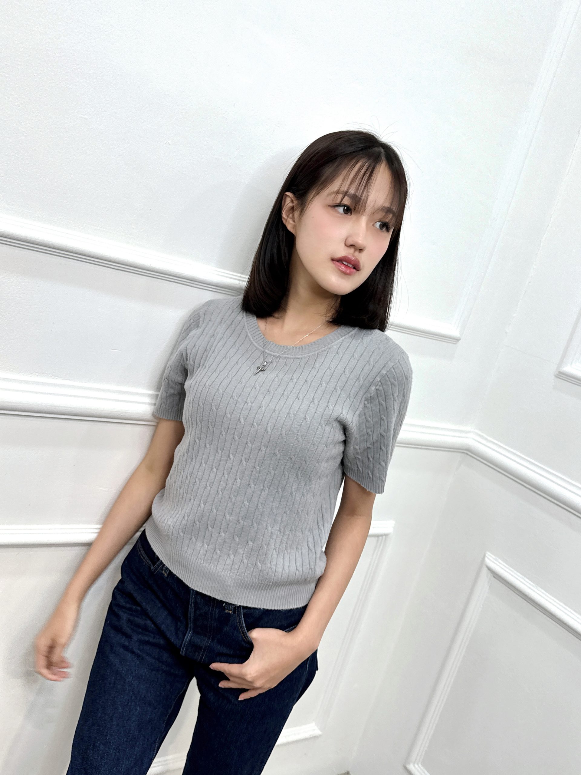 Blunt Bob Cut × Dark Chocolate Brown Color